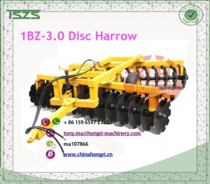 Heavy Duty Offest Disc Harrow Machinery Model 1BZ-3.0